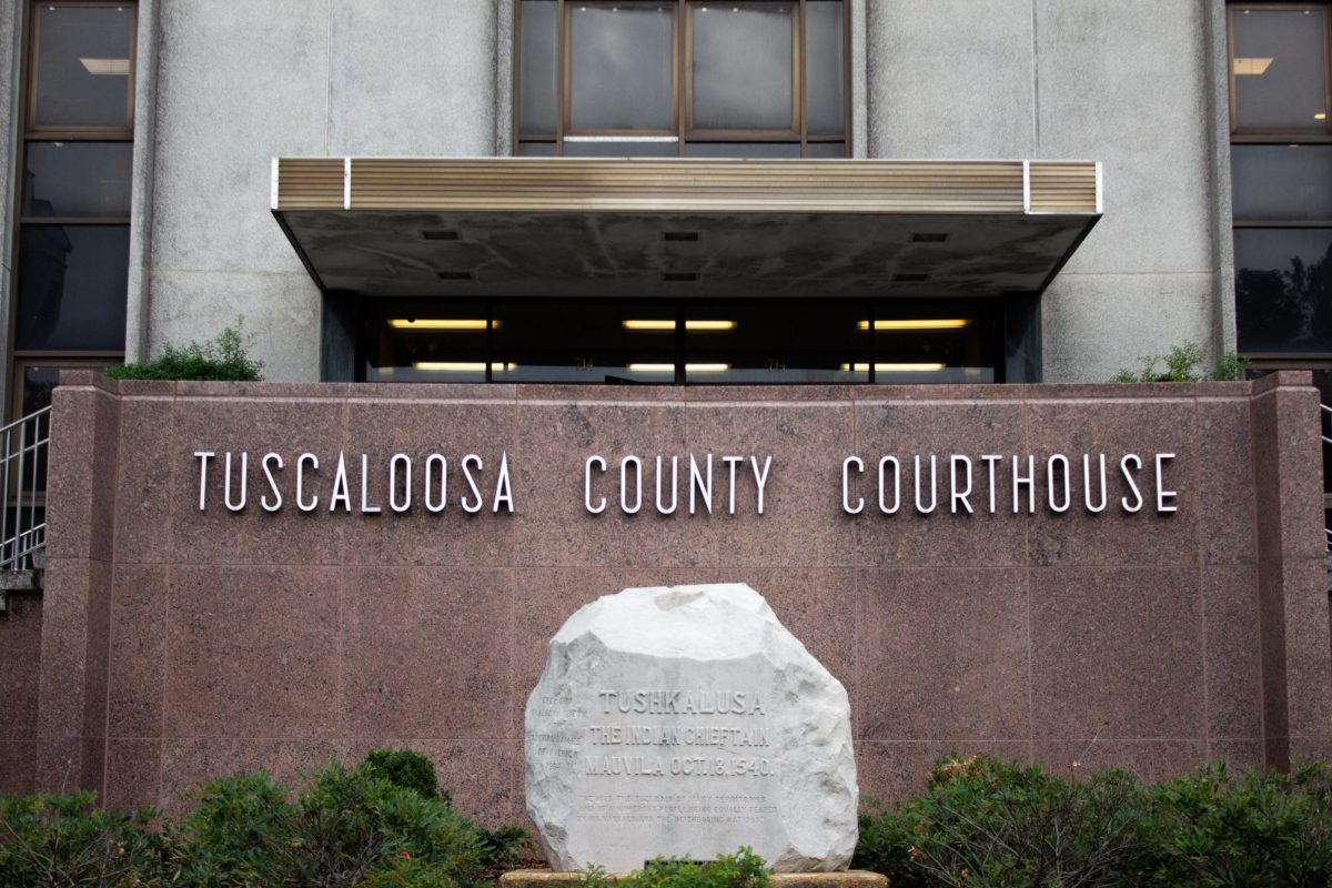 The trial began at the Tuscaloosa County Courthouse Monday.